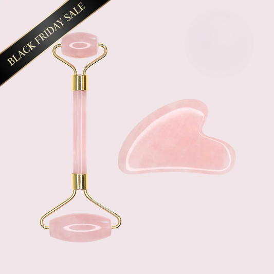 VelvaJade Gua Sha & Jade Roller Set