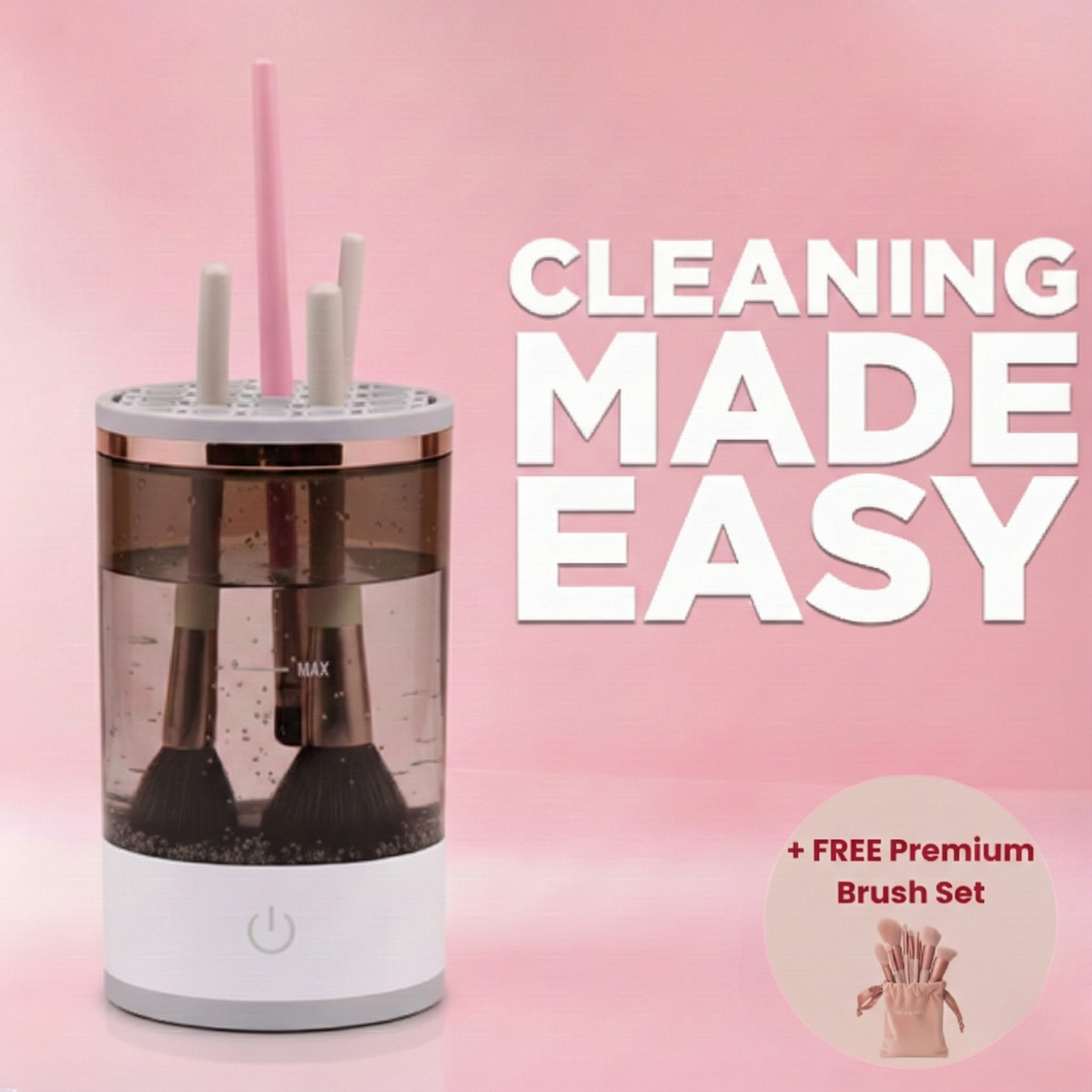 BeautySwirl™ Pro - Cosmetic Brush Cleaner